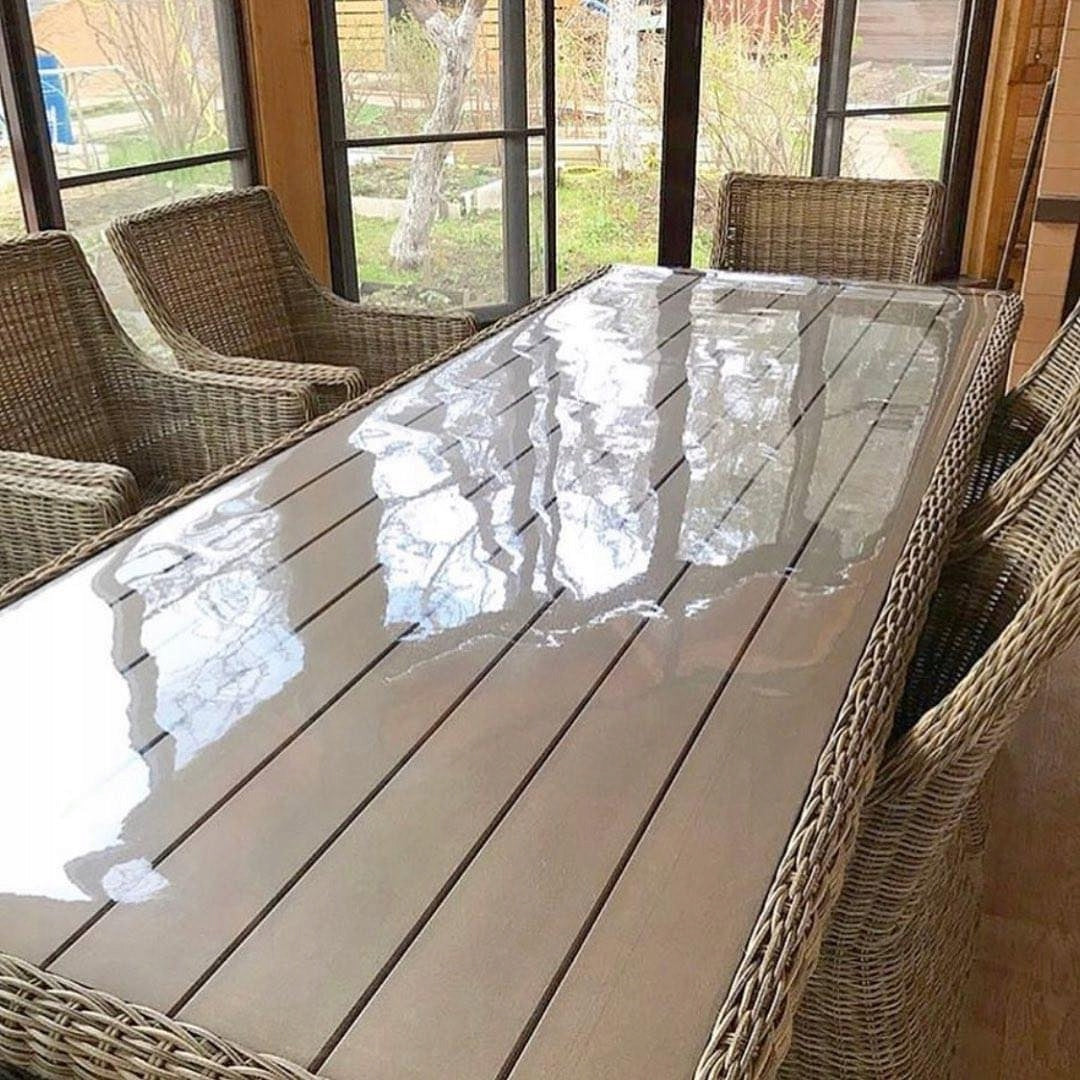 Soft Glass Mat Protective Film for Table Desk Top 1,2mm 90X120 For desk