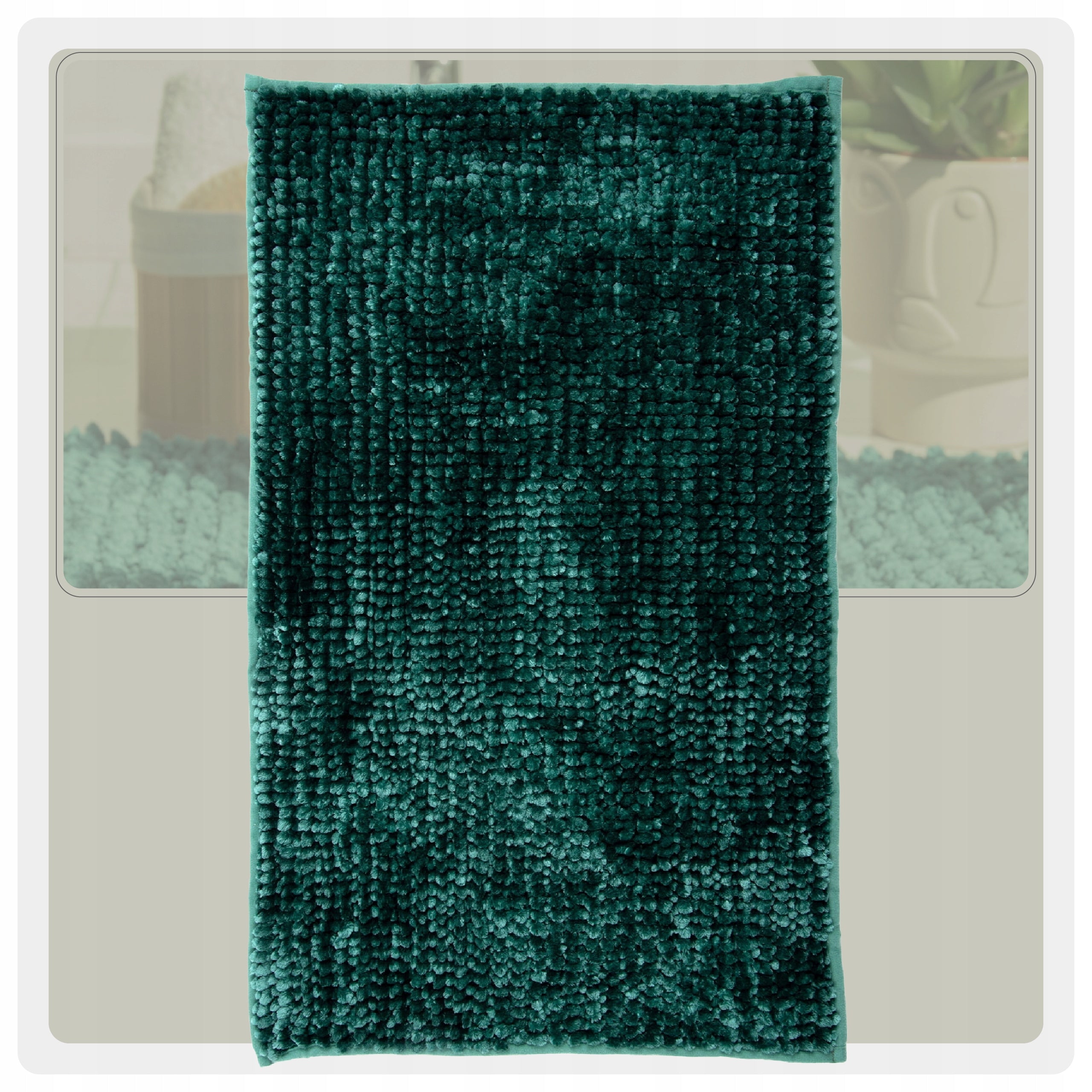 Soft absorbent bathroom mat 40x60 shaggy Manufacturer code 506964