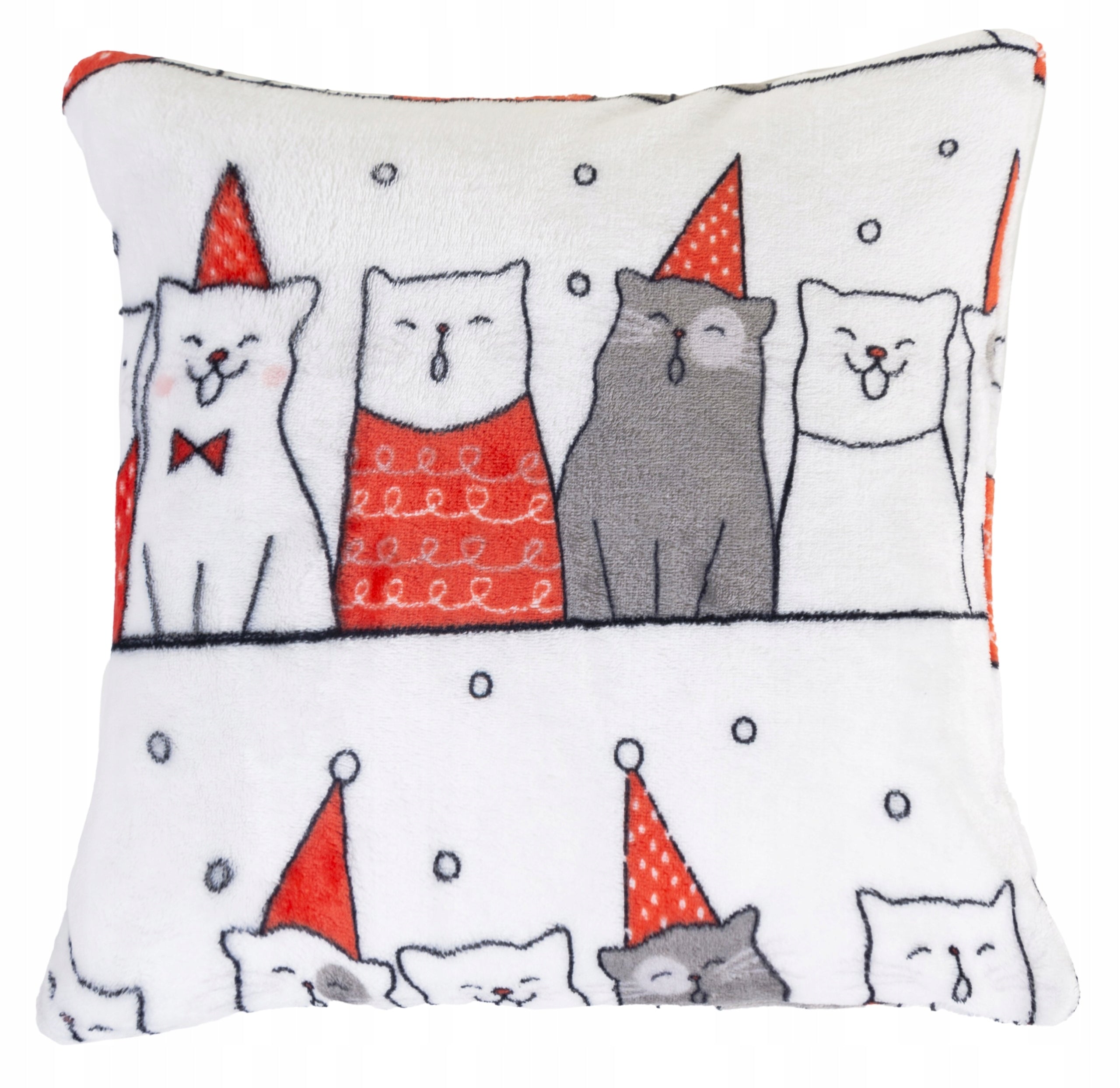Soft blanket 150x200 cm in kittens / winter cats / winter, Christmas blanket Manufacturer code 5903997022671