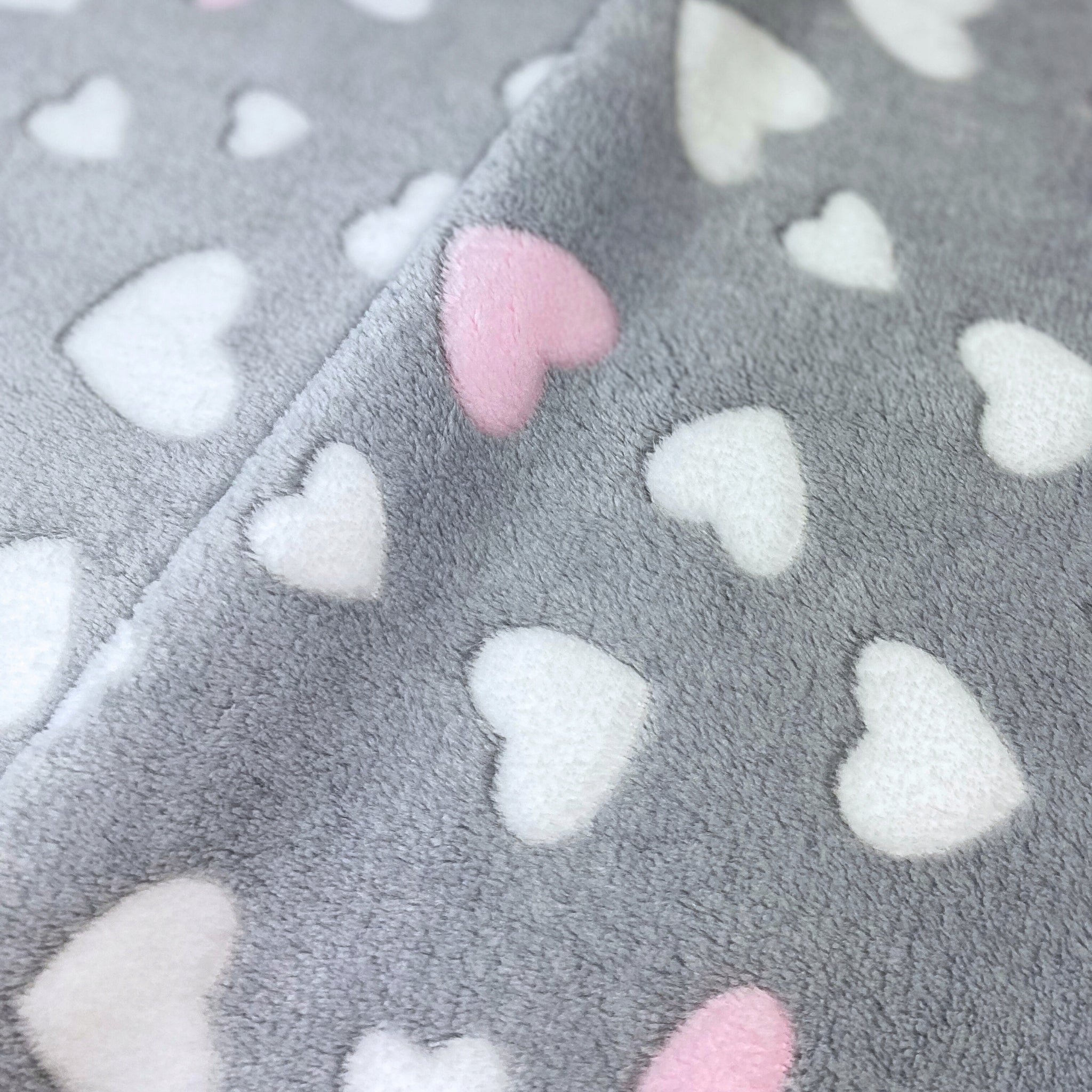Soft cat dog blanket for bed DOTTY plush grey paws 40x60 Brand DOTTY