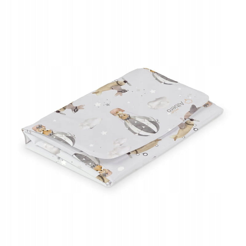Soft changing table Albero mio 44 x 77 cm grey/airplanes Brand Albero mio