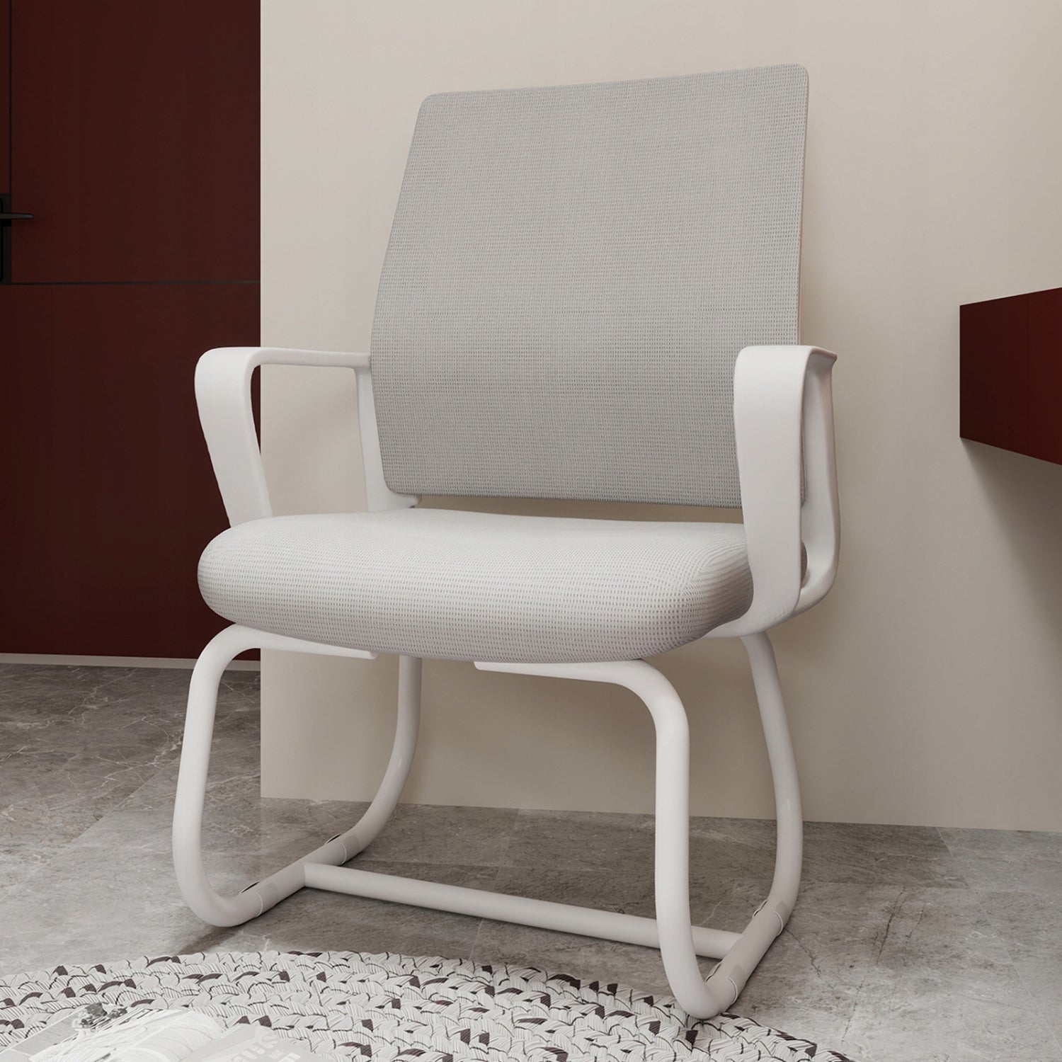 Soft, comfortable, minimalist, modern office chair