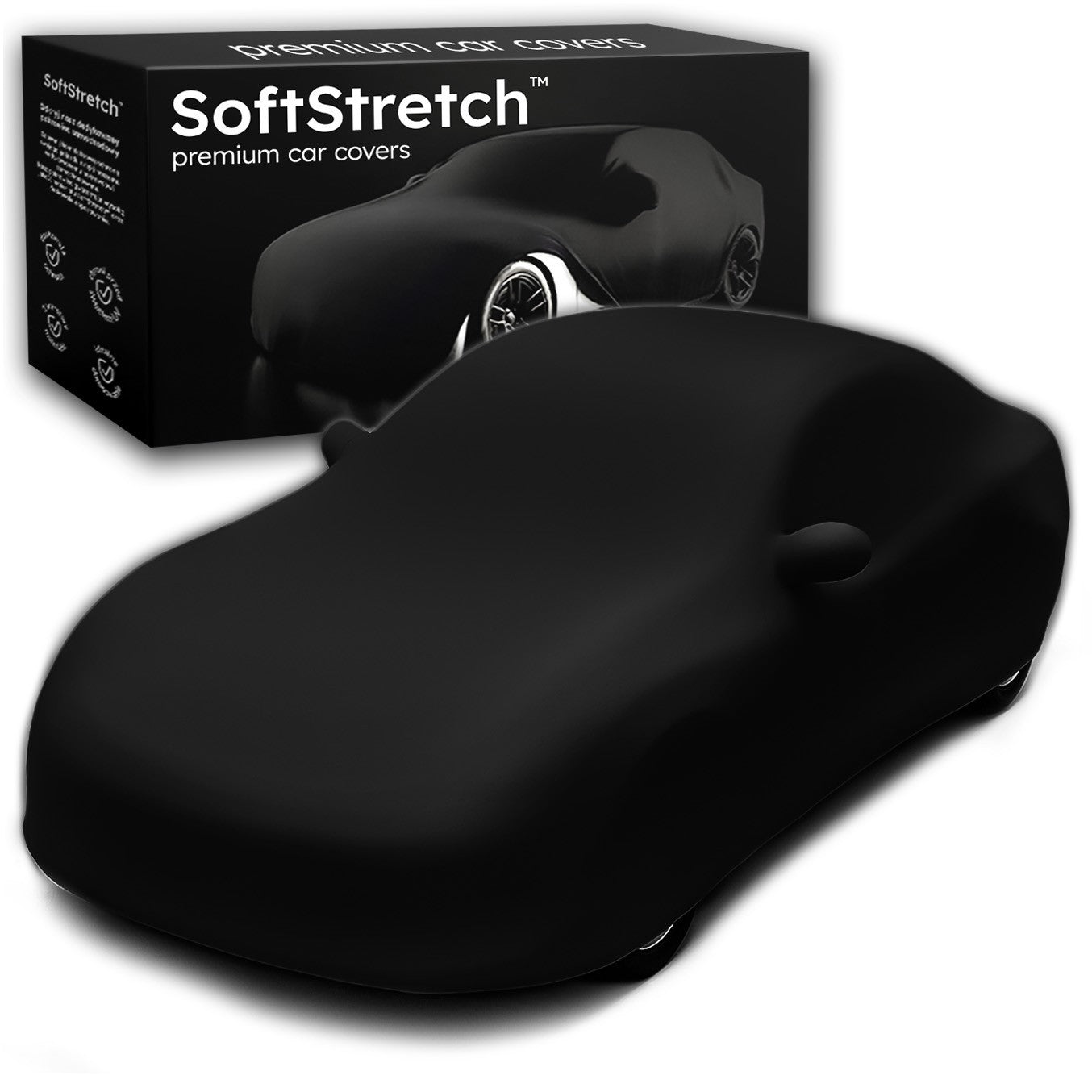 SoftStretch Universal Car Cover - Black
