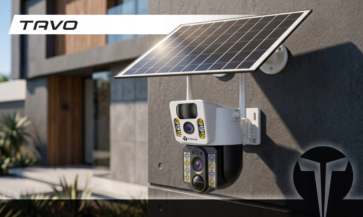 Solar Camera Rotating 2 Lenses 10MPx 4G LTE Outdoor Wireless Manufacturer code KAMERA SOLARNA ZEWNĘTRZNA OBROTOWA