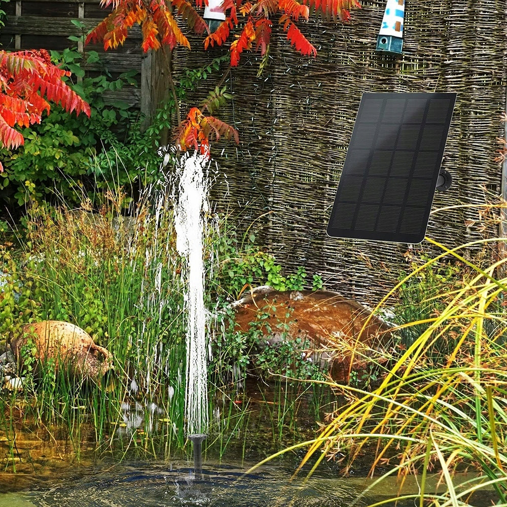 Solar Fountain For Water Mesh, Pump With Solar Panel For Pond Water EAN (GTIN) 627283648707