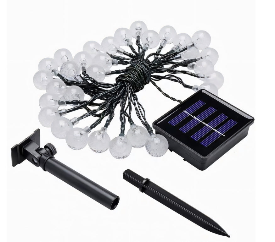 Solar Garland Garden Light Outdoor Light Bulbs 10m 100 LED Manufacturer code do ogrodu na balkon ciepłe światło