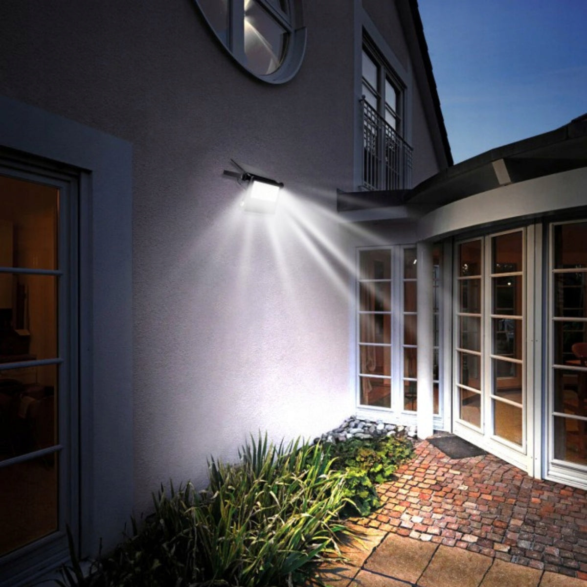 Solar LED Floodlight SN-1 ECO LIGHT 4000K 670lm IP65 HALOGEN SENSOR Packaging status original