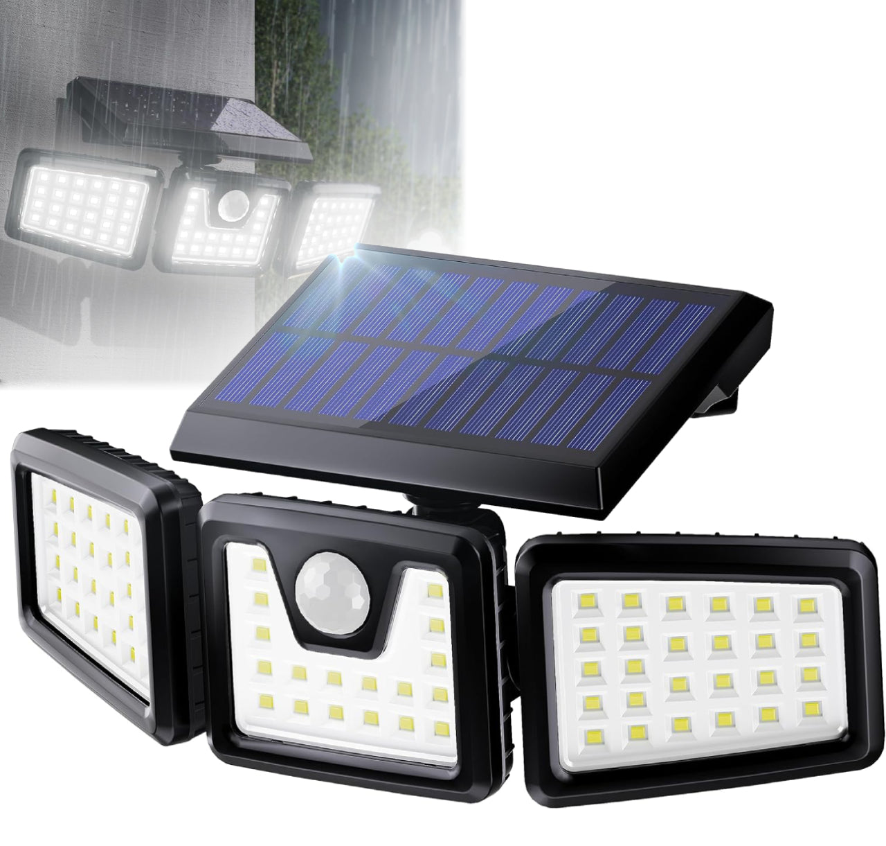 Solar Lamp LED Twilight Motion Sensor GARDEN OUTDOOR