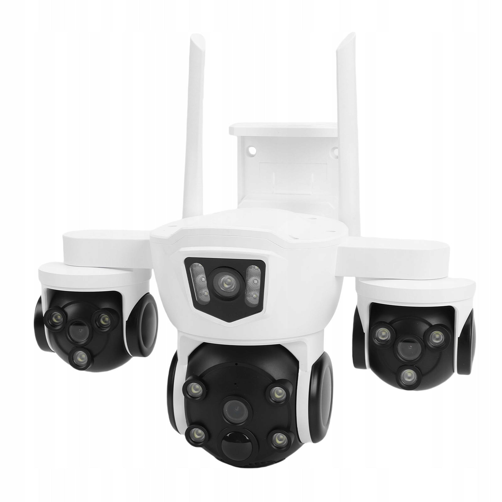 Solar Security Camera with 3 Ultra HD Lenses H3 Detection