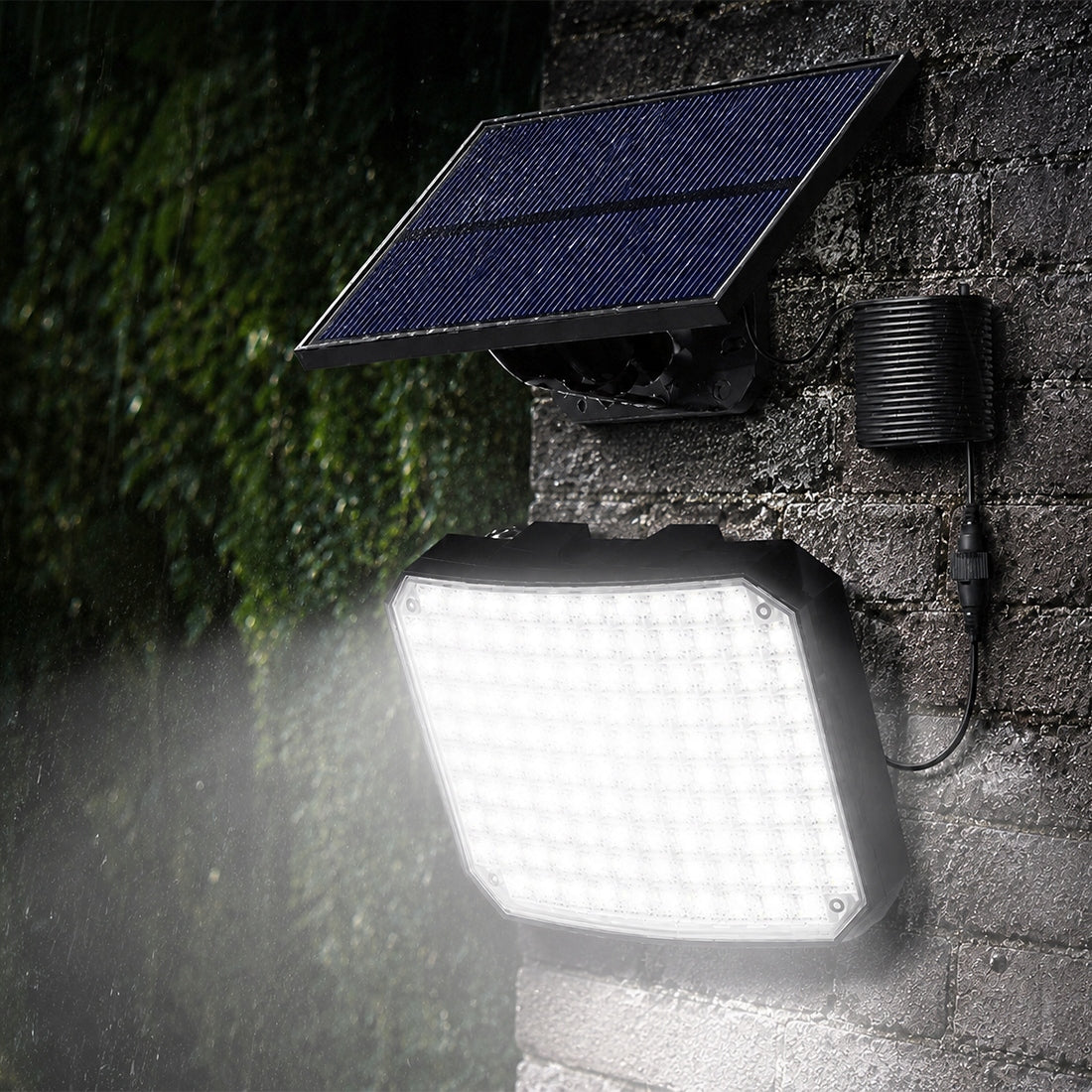 Solar Street LED Garden Lamp With SENSOR Outdoor Facade 300W Length 15 cm