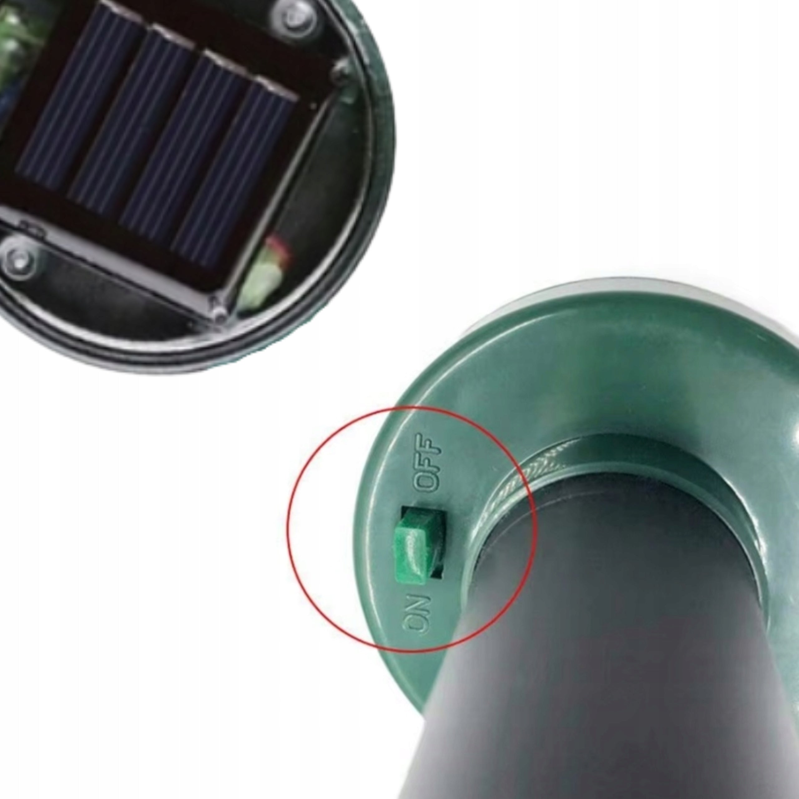 Solar deterrent for voles moles 4 PCS Packaging status original