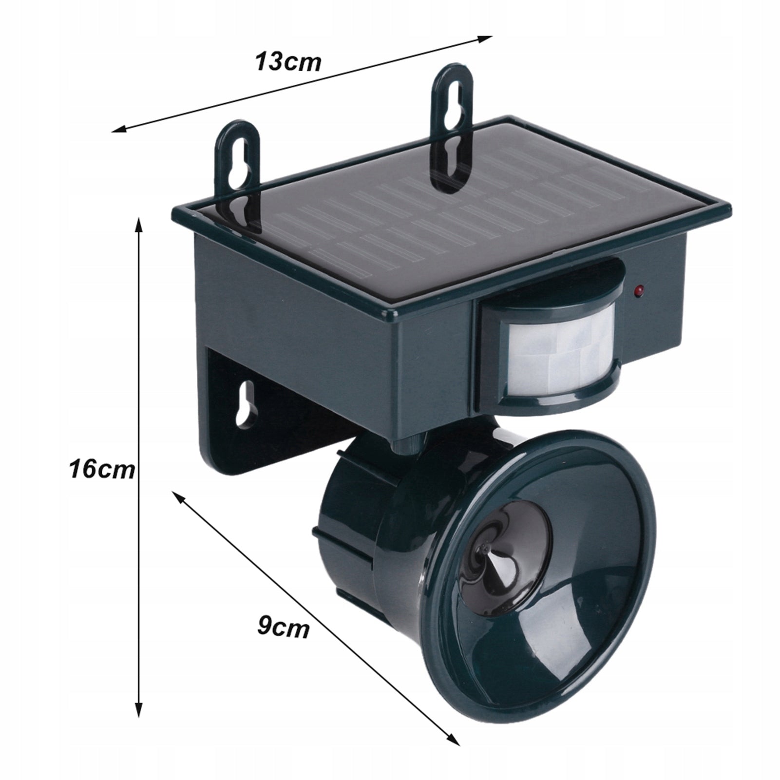 Solar powered ultrasonic repellent against dogs and Brand no brand