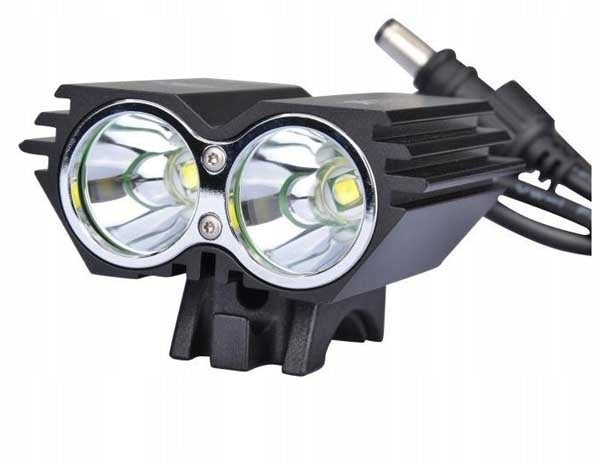SolarStorm X2 Latarka Rower 2x CREE XM-L 2400lm + Aku 4x18650 6800mAh