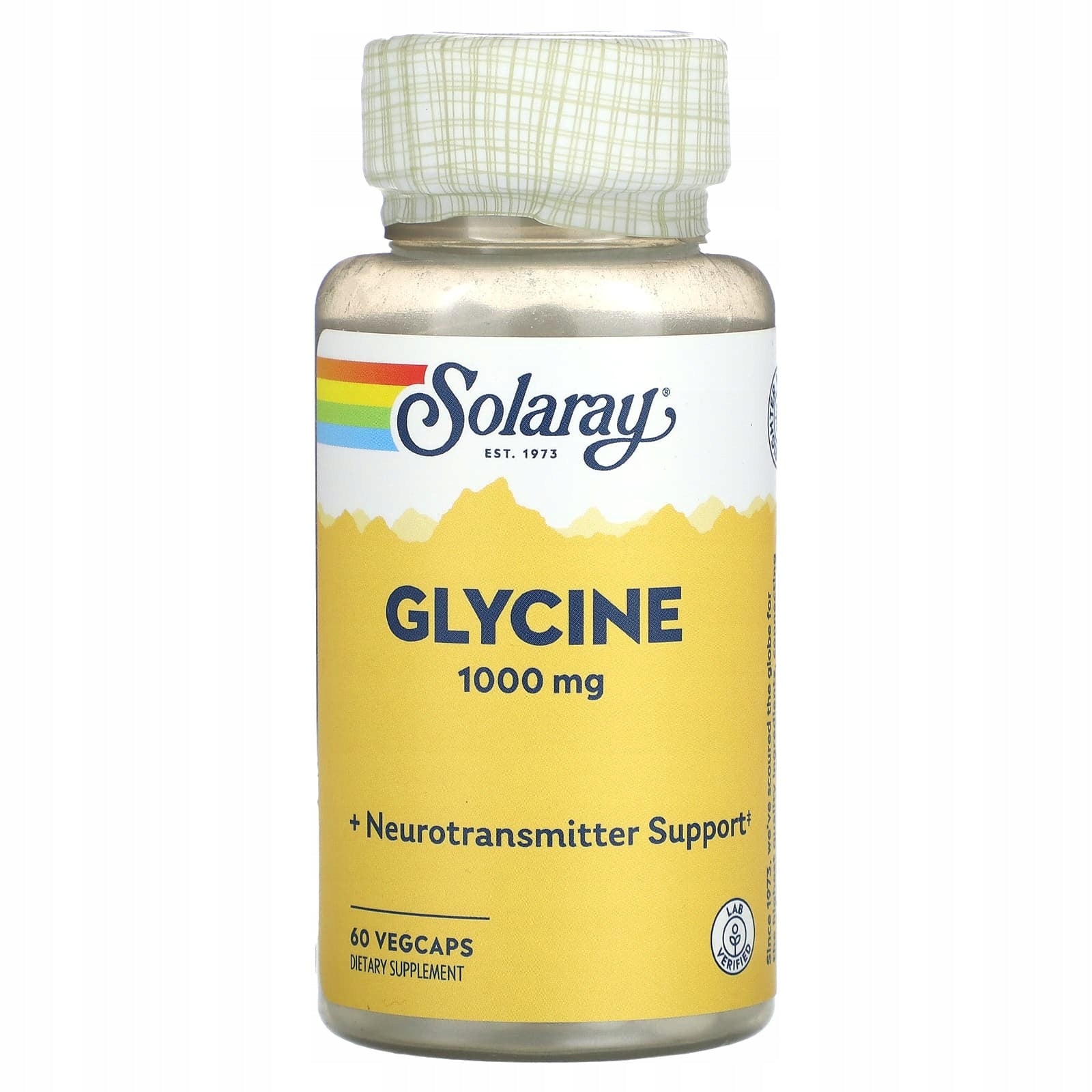 Solaray, Glycine , 1000 mg , 60 vegetable capsules