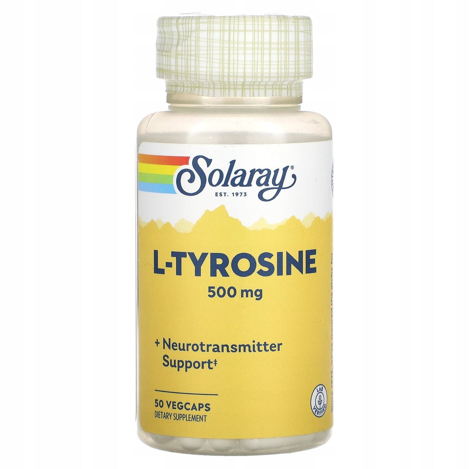Solaray, L-tyrosine, 500 mg, 50 vegetable capsules