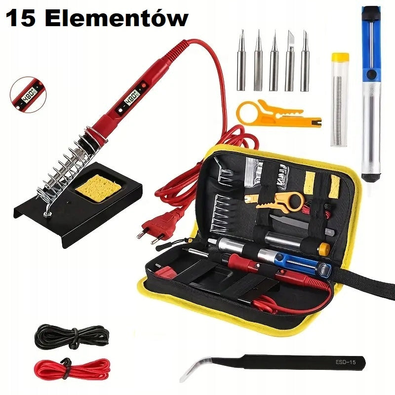 Soldering Iron Kit Soldering Iron 80W 15 elements whole set