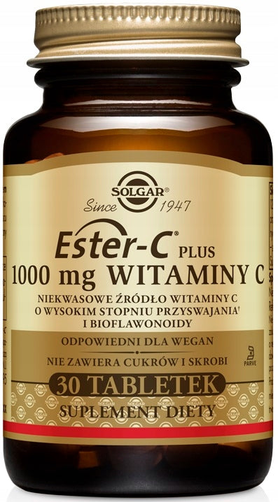 Solgar Ester-C Plus 1000 mg Vitamin C tablets 30 pcs