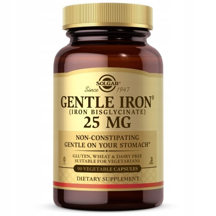 Solgar Gentle Iron 90 capsules MILD IRON 25mg