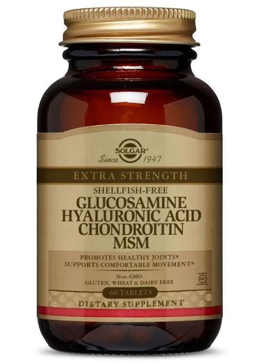 Solgar Glucosamine Hyaluronic Acid Chondroitin MSM 60 tab