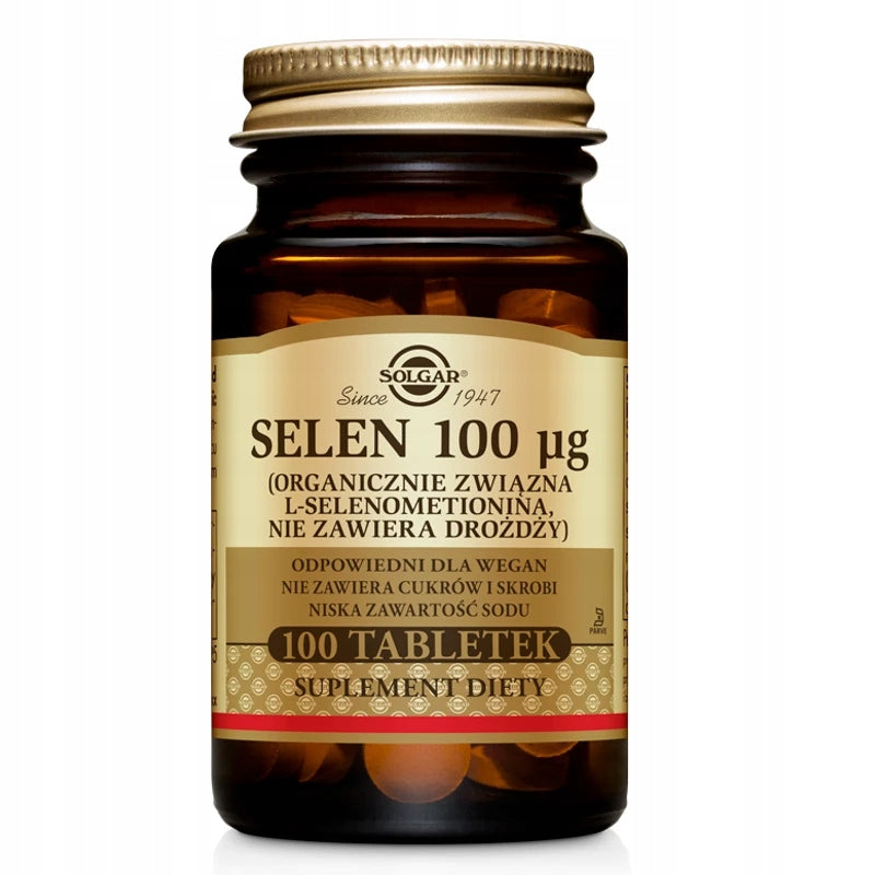 Solgar Selenium Yeast-Free 100ug 100 tablets without yeast