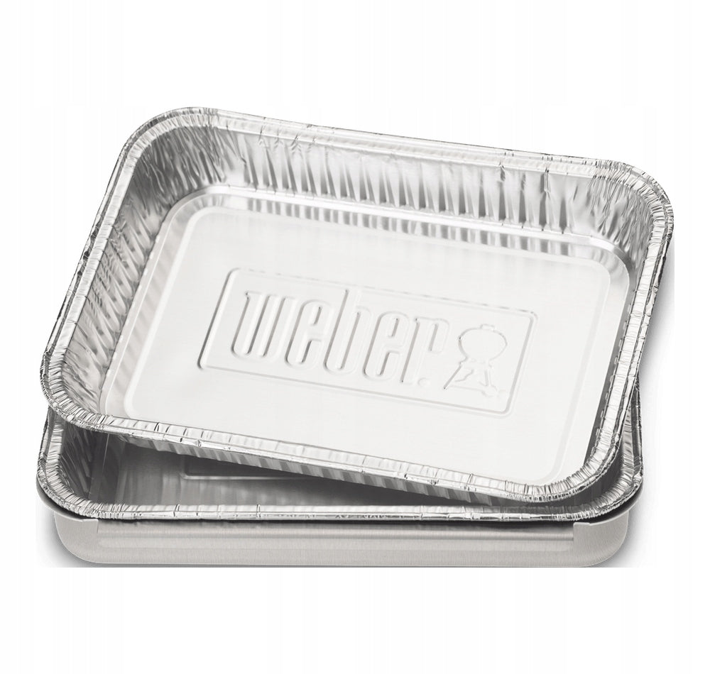 Solid GRILL TRAYS Drain Trays ALUMINUM MOLDS Weber Packaging status original