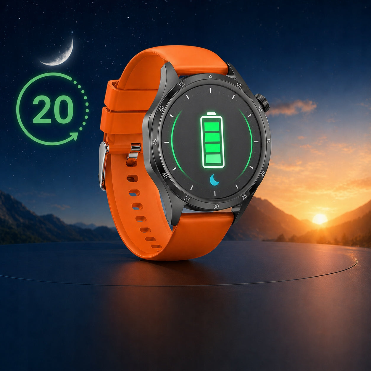 Solid Men's Smartwatch Black PL Waterproof PULS SMS Conversations Manufacturer code Smartwatch męski czarny Wodoszczelny