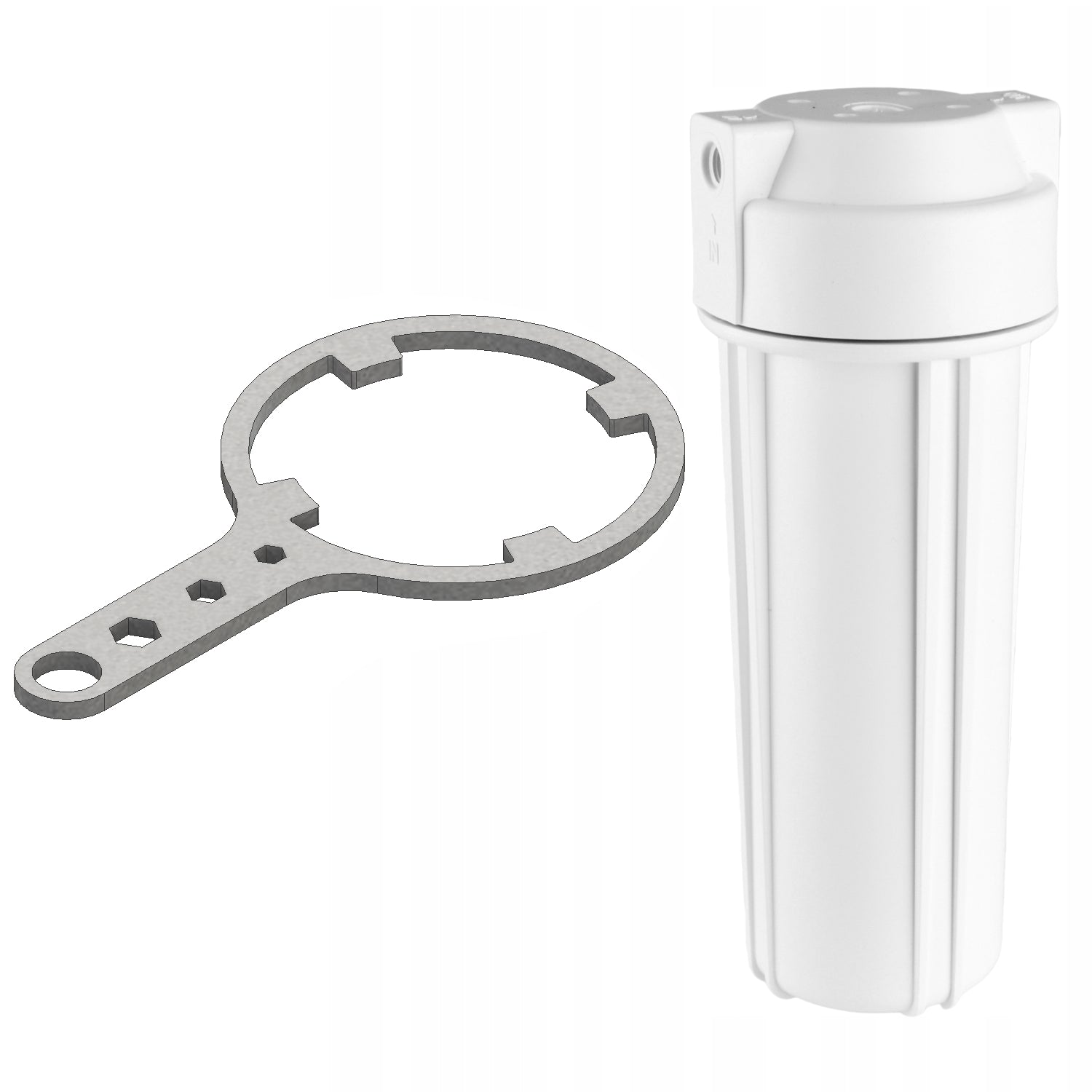 Solid Metal Water Filter Housing Body Key 10" Osmosis 4 5 6 7 RO 4Z Manufacturer code MR/K/05