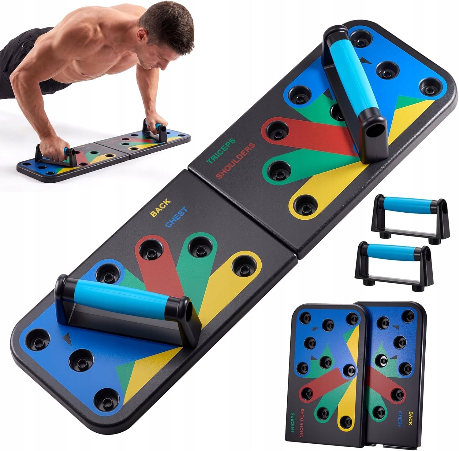 Solid Push Up Board 15 in 1 Home Workout Equipment Multi-Functional