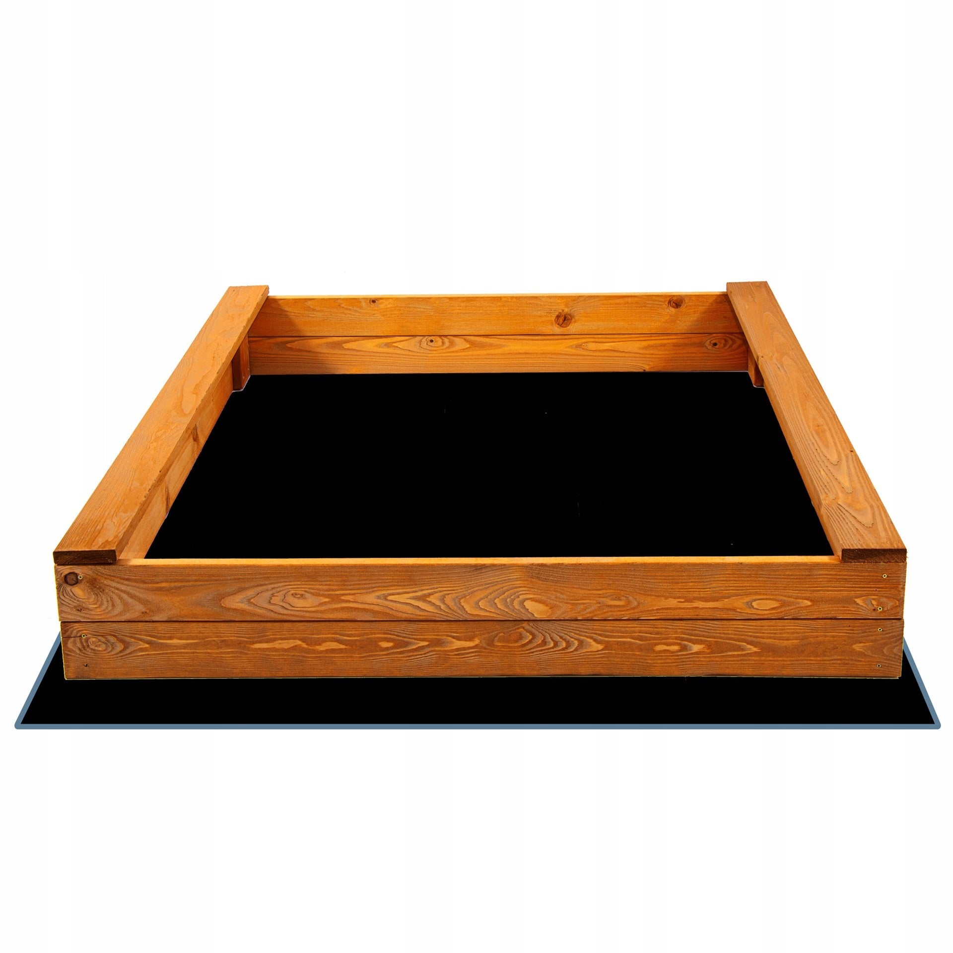 Solid WOODEN Sandbox IMPREGNATED OPEN 120x120 Cm PREMIUM EAN (GTIN) 5907719498317