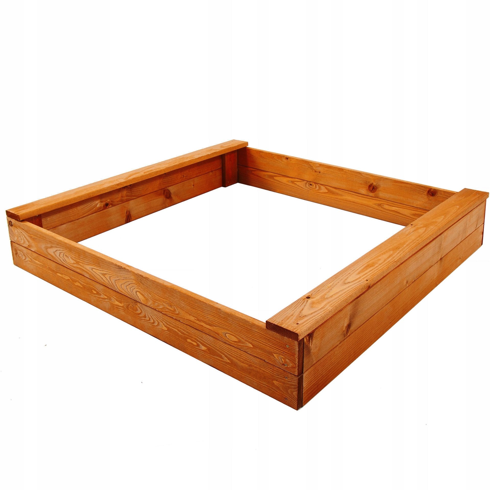 Solid WOODEN Sandbox IMPREGNATED OPEN 120x120 Cm PREMIUM Manufacturer code SBX120I