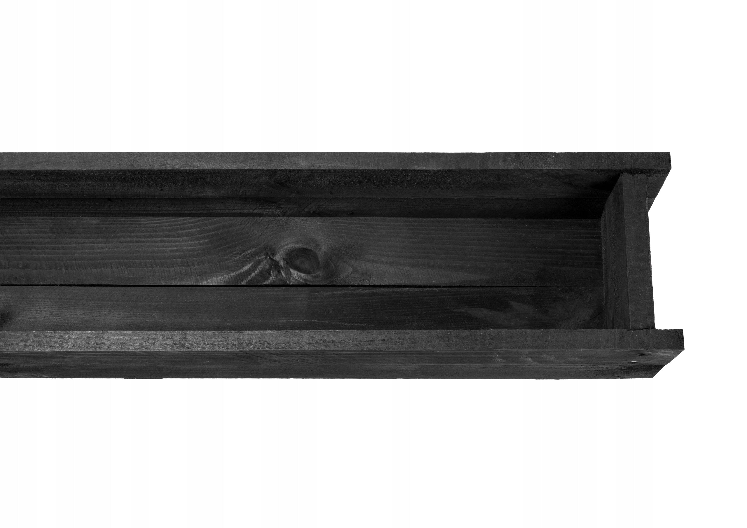 Solid Wooden Planter 115 cm – Black | Ready to Put Up! Manufacturer code Czarna Tania 115