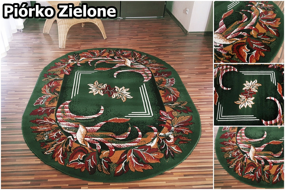 Solid Woven Carpet with Hair Oval BCF Alfa 150x210 OVAL Carpets Kind with short hair