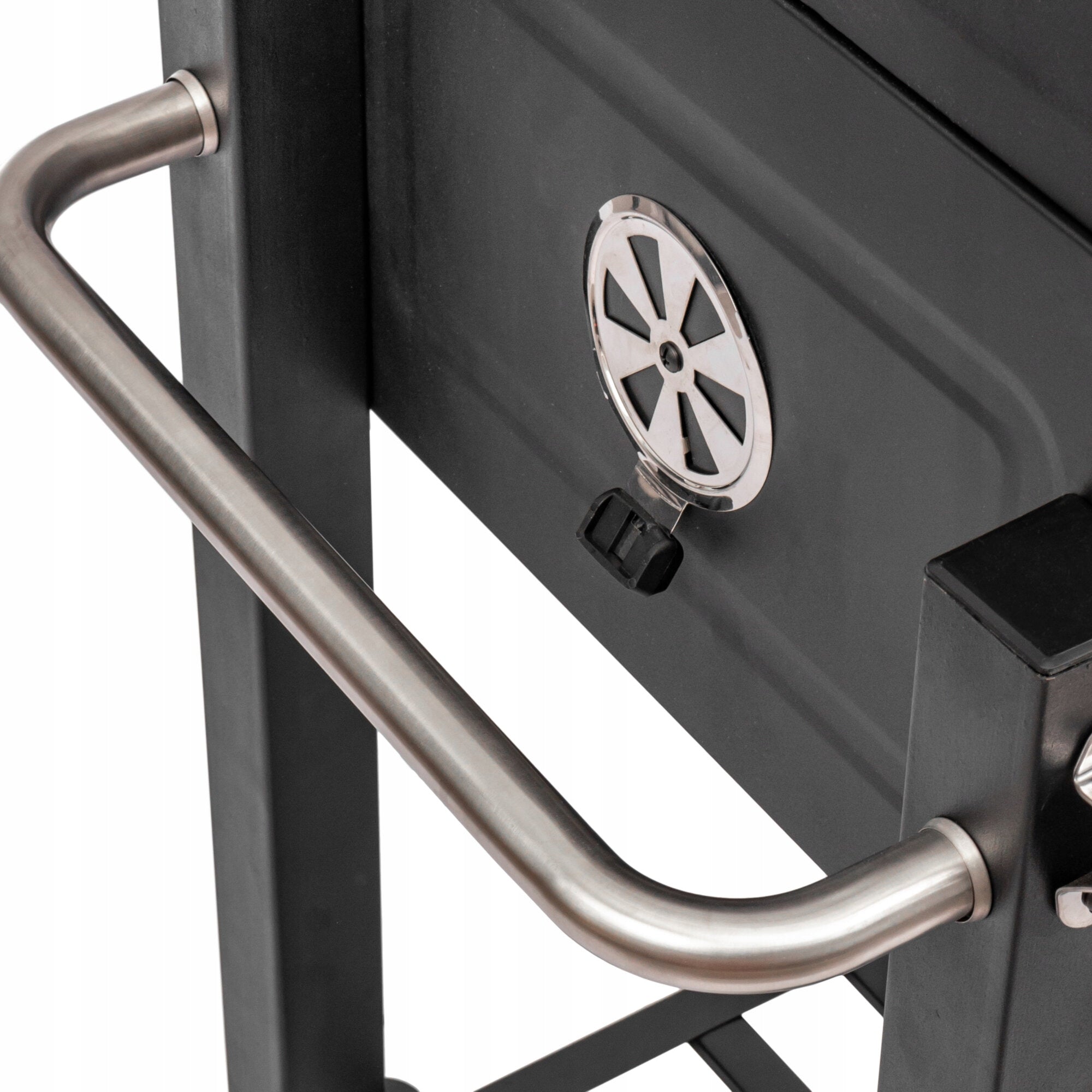 Solid charcoal grill with adjustable cast iron grate Mirpol 61 x 45.5 cm Grill width 107 cm