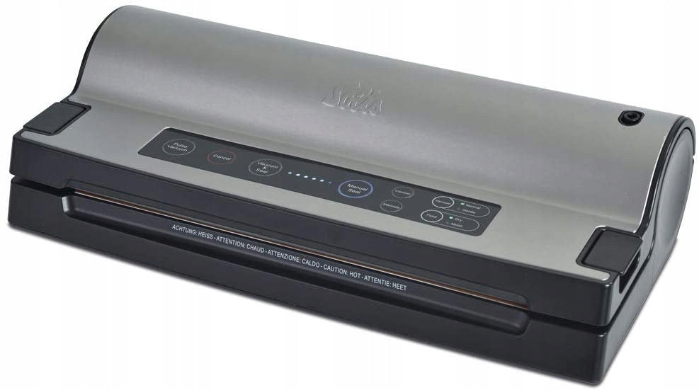 Solis Vac Prestige 800mbar Black, Stainless steel vacuum sealer Manufacturer code 922.20