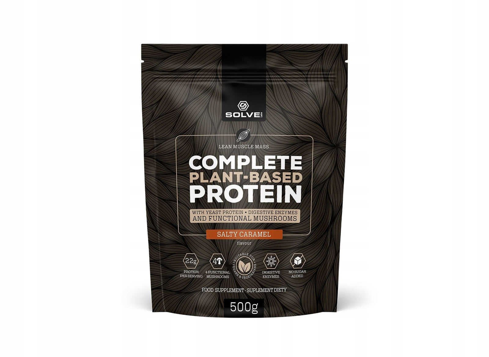 Solve Labs Complete Plant-based Protein 500g Salty Caramel PROTEIN SUPPLEMENT