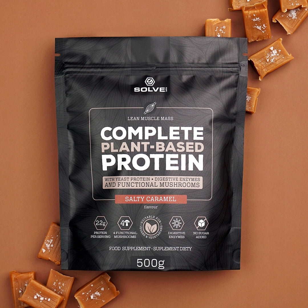 Solve Labs Complete PlantBased Protein 500g Salty Caramel Lion's Mane Manufacturer code 5903293767689