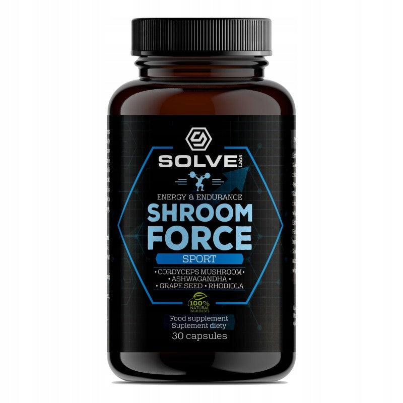 Solve Labs - SHROOM FORCE - SPORT - 60 capsules