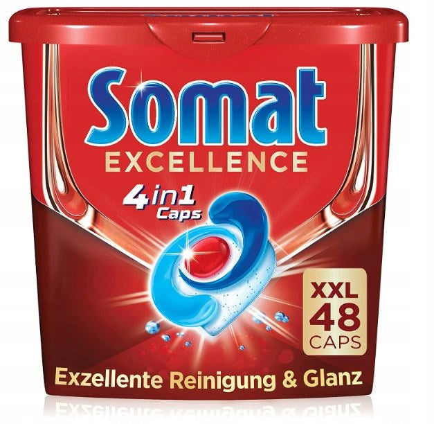 Henklel Spülmaschinenkapseln Somat Excellence 4in1, 65 Stk.