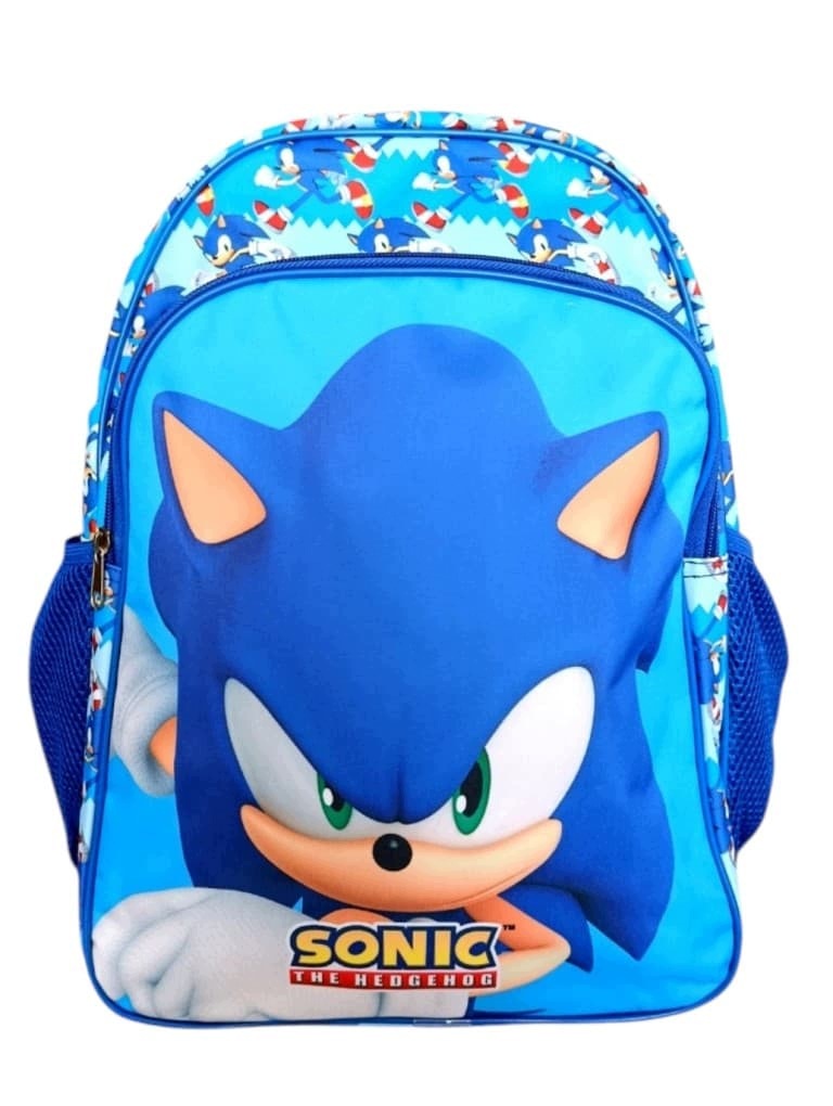 Sonic The Hedgehog School Backpack 40x30x17 cm with Pockets Manufacturer code 164628