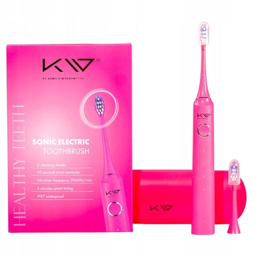 Sonic Toothbrush 5 Modes IPX7 Pink by KAMILA CHOSEN Packaging status original