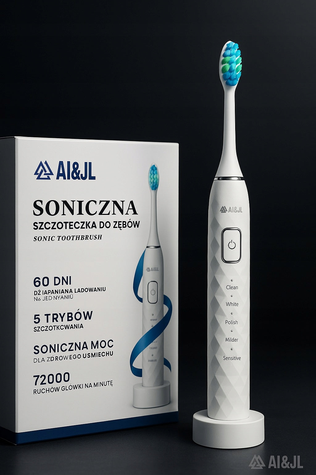 Sonic Toothbrush AI&JL DENTAL INDUCTION CASE 5 Modes Manufacturer code 5900009968194