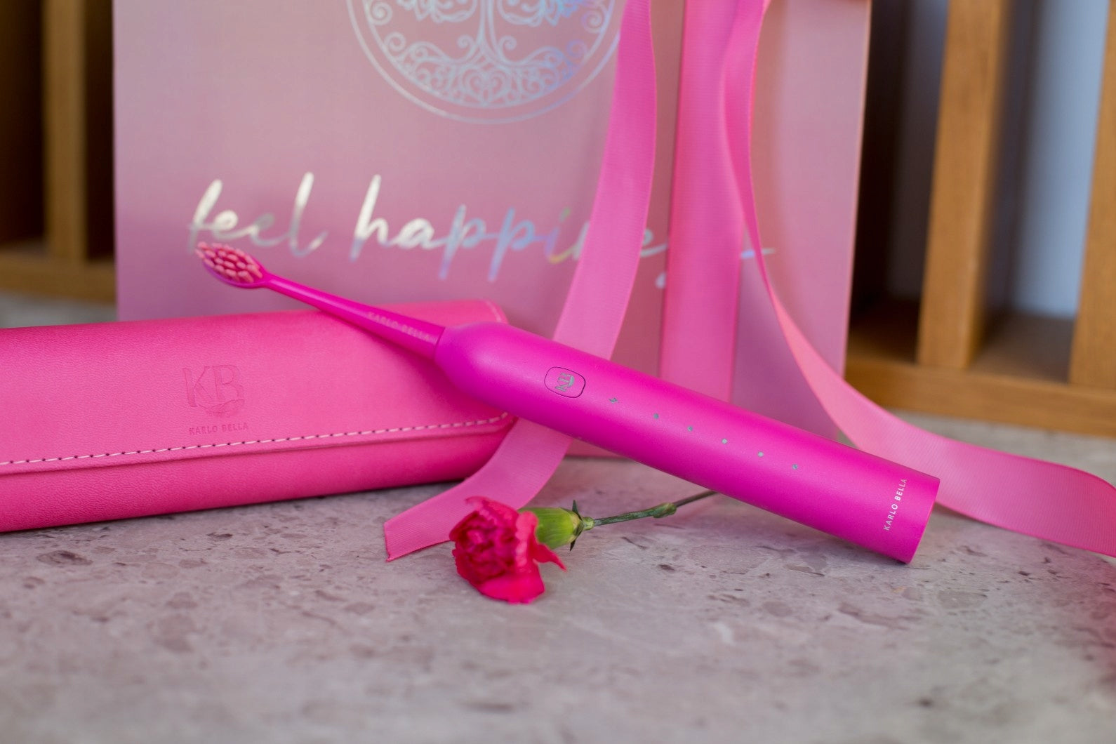 Sonic Toothbrush Pink 3 Tips 5 Modes Karlo Bella Manufacturer code Róż Obfitości