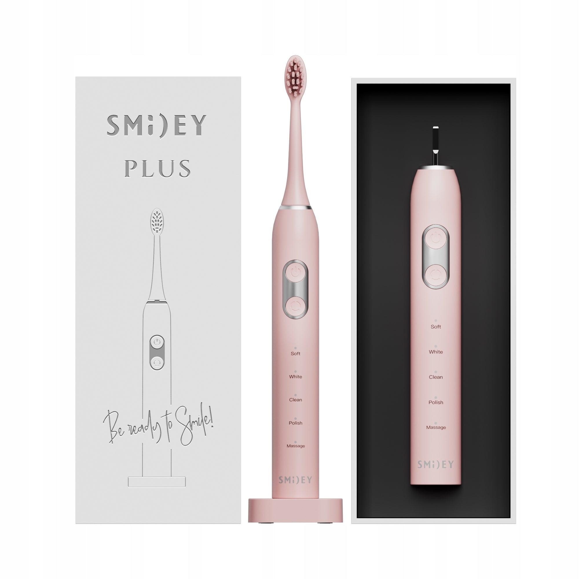 Sonic Toothbrush Smiley Plus Induction 5 Modes Strong Battery Medical device no