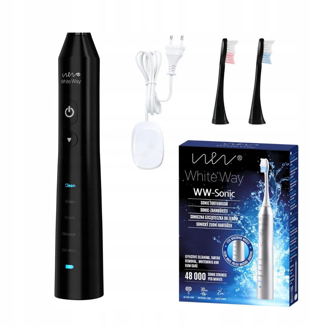 Sonic White WAY Black Sonic Toothbrush Brand no brand