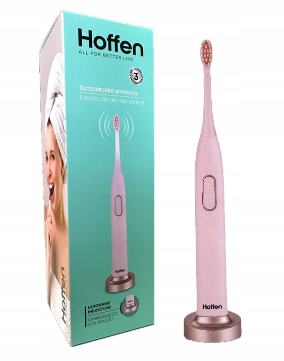 Sonic electric toothbrush Hoffen Pink 38000 - 48000 vibrations per minute