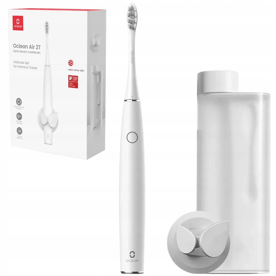 Sonic electric toothbrush Oclean Air 2T 80000/min Wall Mount Case white