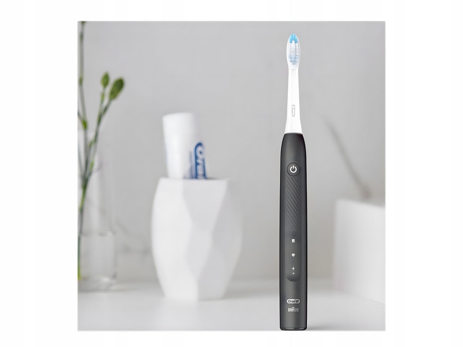 Sonic electric toothbrush Oral-B Pulsonic Slim 2000 Black Packaging status original