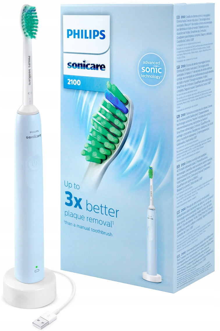 Sonic electric toothbrush Philips 2100 battery 31000 rpm with 1 tip
