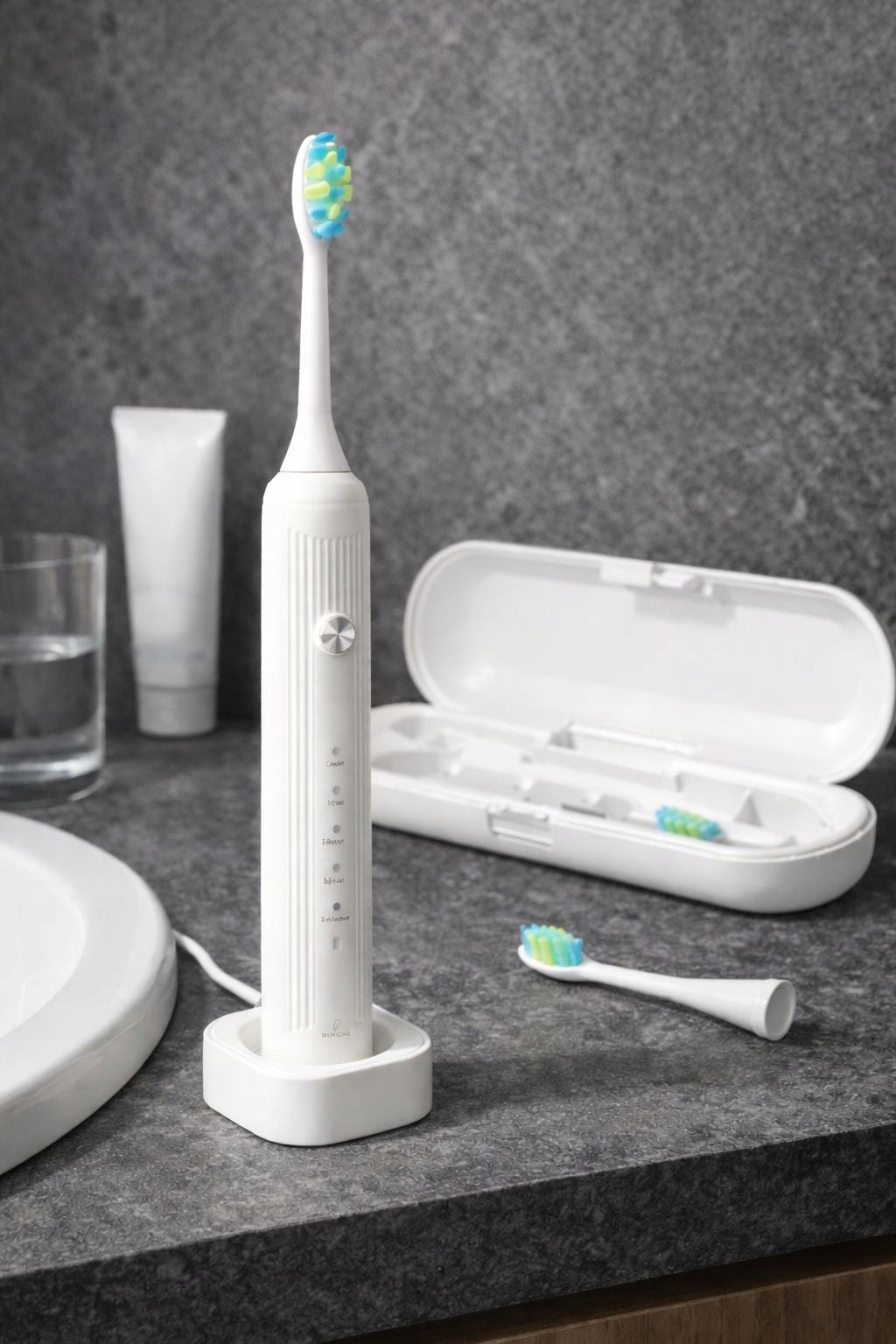 Sonic electric toothbrush Selvione EA228 5 modes IPX7 Induction White 4 Heads Packaging status original