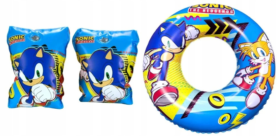 Sonic swimming sleeves about 3/6 years old